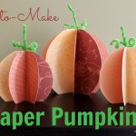 Easy Paper Pumpkin Craft