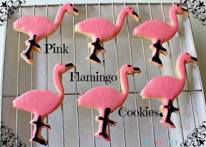 Pink Flamingo Cookies