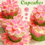 Two Tier Flower Power Cupcakes