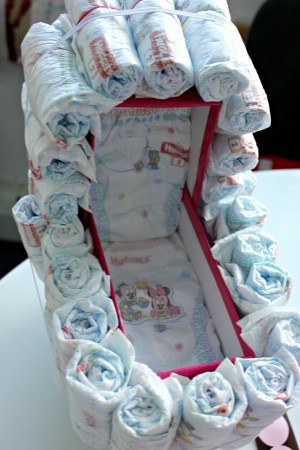 Diaper Cake - Baby Carriage - OMG Lifestyle Blog