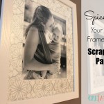 Spice Up Photo Frames Using Scrapbook Paper