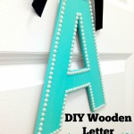 DIY Wooden Letter Monogram