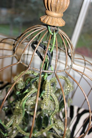 chandelier attached