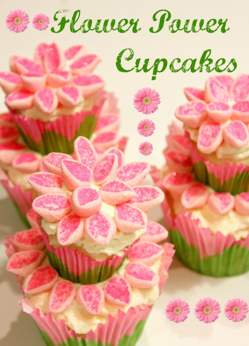 flower cupcake