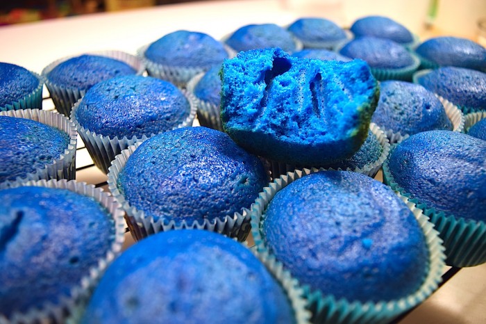 Finding Dory blue cupcakes