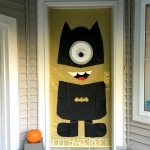 Bat Minion Halloween Door